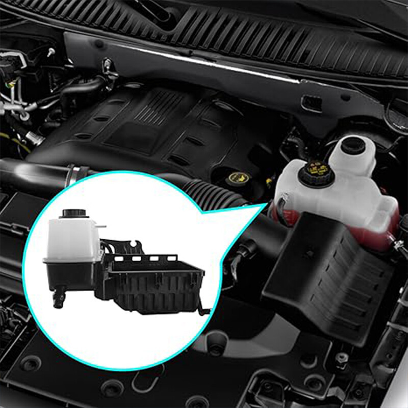 ถังอ่างเก็บน้ําน้ําหล่อเย็นเครื่องยนต์ด้านหน้าสําหรับ Ford Expedition F-150 Lincoln 9C3Z8101B