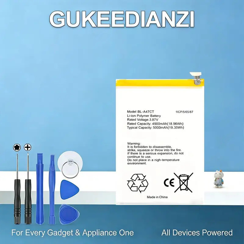 แบตเตอรี่โทรศัพท์มือถือ 5000mAh ติดทนนานสําหรับโทรศัพท์มือถือ Gplus BL-A47CT