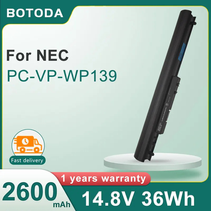 BOTODA PC-VP-WP139 แบตเตอรี่แล็ปท็อปสําหรับ NEC LaVie LE150T2W LE150T1W PC-NS100A2W PC-NS150DAR PC-N