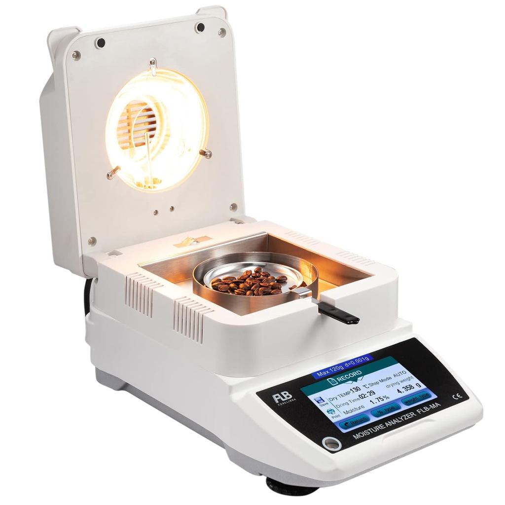 Well-made Moisture Analyzer สเปนภาษาอังกฤษเยอรมนีเมนู Balance Meter 0.01% อ่าน 0.001g 220V 3 โหมดอบแ