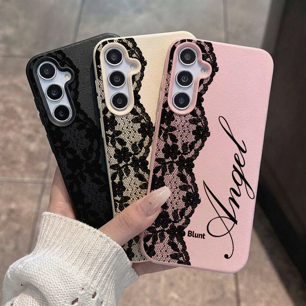 เคสมือถือ For Samsung A56 A07 A55 A17 A05S A16 A15 A54 A06 A36 S24 A35 S25 S26 A35 A34 A53 A27 A57 A37ทำจากหนังกันกระแทก