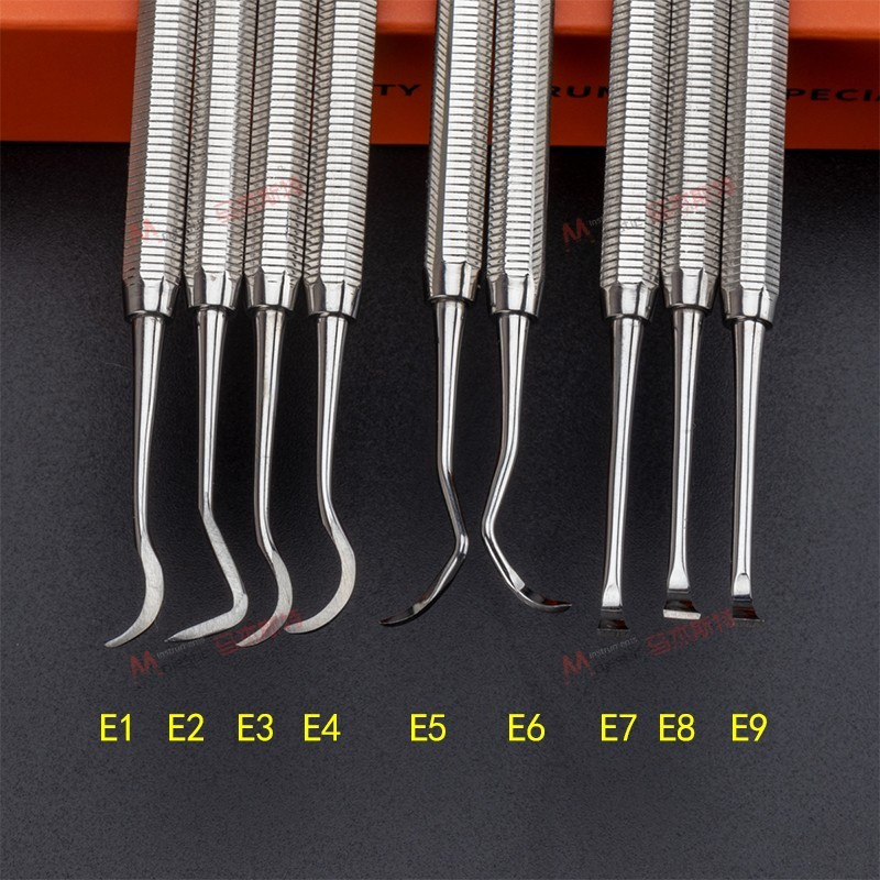 ทันตกรรม Scaler Gingival Scraper E1 แคลคูลัสช่องปากคู่มือเครื่องมือกําจัดเครื่องมือทันตกรรมเครื่องมือทําความสะอาด&*-*