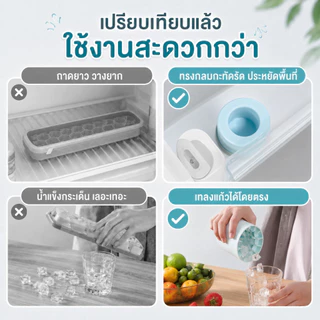 [พร้อมส่ง] แม่พิมพ์ซิลิโคน ทรงกลม 40 ก้อน ทําน้ำแข็ง โฮมเมด DIY วัสดุเกรดอาหาร ถอดออกได้ง่ายดาย ใช้ซ้ำได้