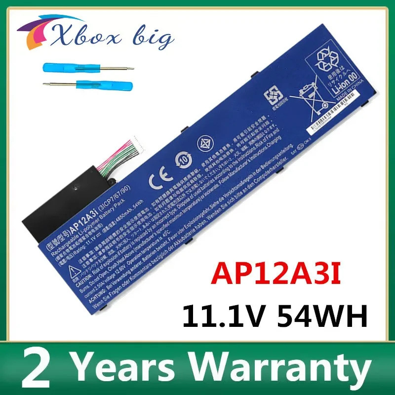 AP12A3i แบตเตอรี่แล็ปท็อปสําหรับ ACER Aspire Timeline Ultra M3 M5 M3-581TG M3-481TG M5-481TG M5-481T