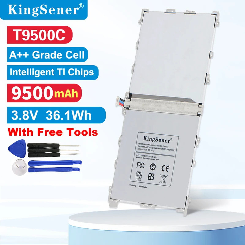 KingSener ยี่ห้อใหม่ T9500C แบตเตอรี่สําหรับ Samsung Galaxy Tab Note Pro 12.2 SM-T900 SM-P900 SM-P90