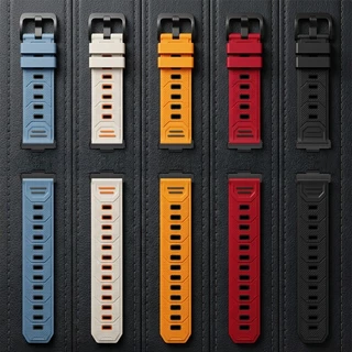 สายซิลิโคนสีคู่ สําหรับ Huawei Watch Fit5 Pro/Fit5/Fit4 Pro/Fit4/Fit3 สายกีฬา 22 มม.