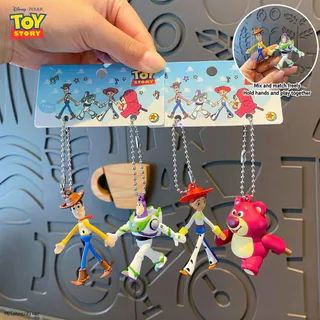 พวงกุญแจมือ Disney Toy Story, Woody Buzz Lightyear JessieLotso Collectible Pend