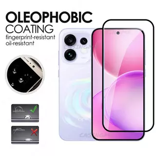 OPPO Reno16 5G 2026 กระจกนิรภัยป้องกันหน้าจอโปร่งใสคลุมทั้งหมดฟิล์มสําหรับ Oppo Reno16 Reno 16 F 16F Pro Plus + OppoReno16 5G 4G กระจกนิรภัยเลนส์กล้อง