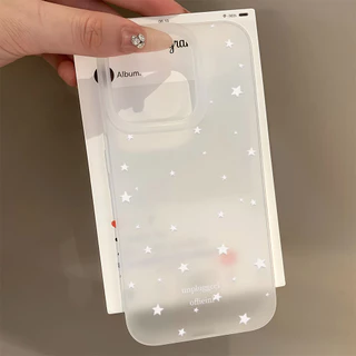 แฟชั่นเต็มหน้าจอดาวน่ารักโปร่งใสเคลือบนุ่ม เคส iPhone 11 13 16 14 12 15 Pro Max 7Plus 15 8 7 14 16 Plus XR XS X Max SE