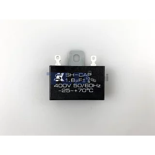 คาปาซิเตอร์พัดลม ยี่ห้อ SK!! 1.8uf 400v สำหรับพัดลม Hatari และพัดลมทั่วไป ที่ใช้ค่านี้ แบรนด์เป็นที่ยอมรับ ค่าตรงทุกชิ้น