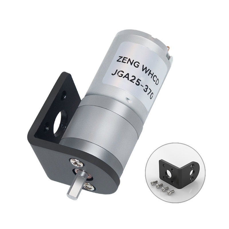 JGA25-370 มอเตอร์เกียร์ 6V12V24V370 DC เกียร์มอเตอร์มอเตอร์ Micro DC เกียร์มอเตอร์