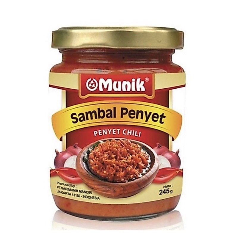 Indonesia Sambal Penyet Munik ,245 gram