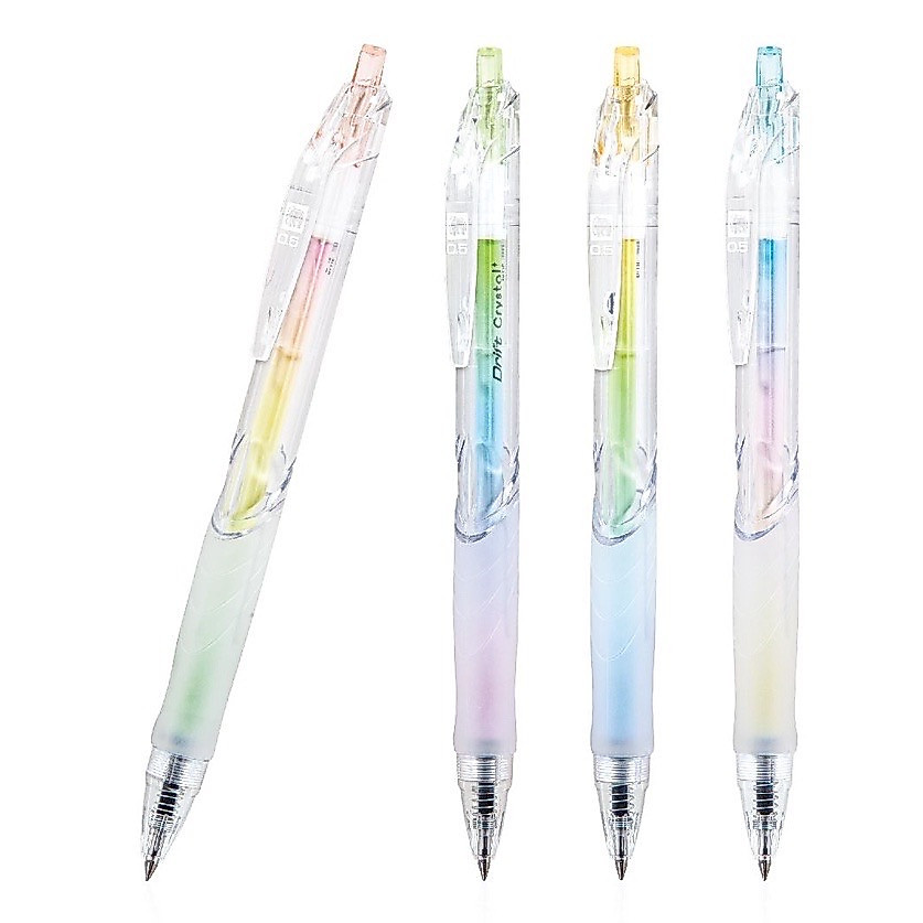 Elephant (ตราช้าง) ปากกาเจล ปากกา รุ่น Drift Crystal ขนาดหัว 0.5 มม. หมึกน้ำเงิน ( 1 ด้าม / คละสี )