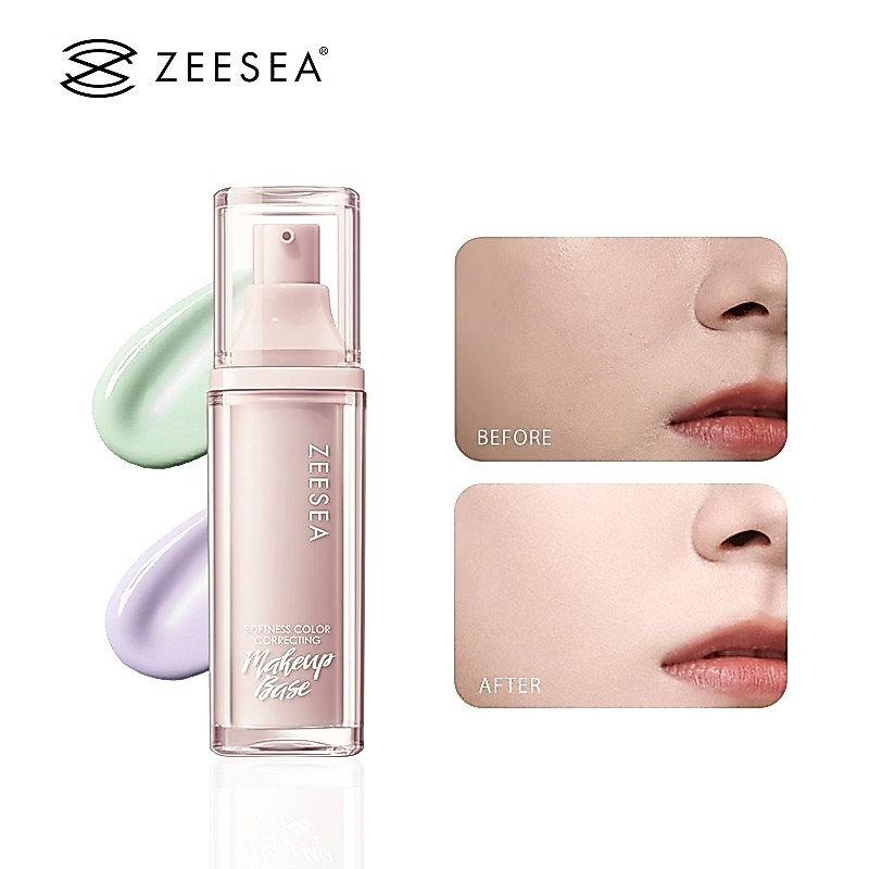 Zeesea Color Change Face Primer Color Correcting Makeup Base Primer (30g) Moisturizing Hydrating Bri