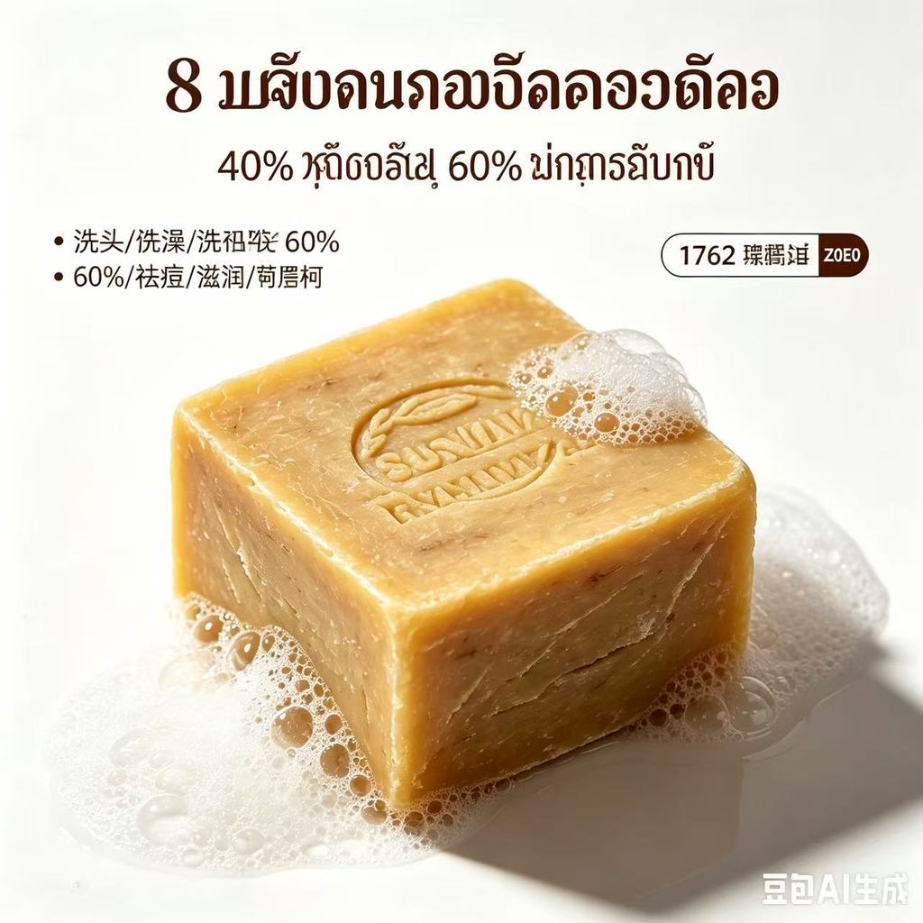 [1762 คนให้คะแนน] สบู่โบราณซี เรีย 8 ปี 40% ลอเรล60% มะกอก สำหรับสระผม อาบน้ำ ล้างหน้า ขจัดน้ำมัน ลบเครื่องสำอาง รักษาสิว ให้ความชุ่มชื้น อ่อนโยน Z0E0