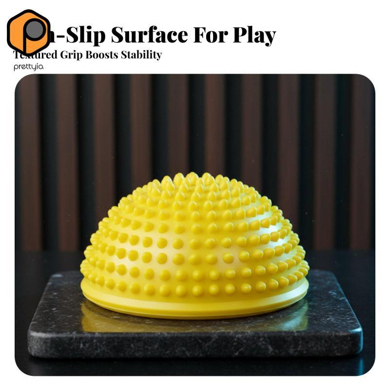 Prettyia Balance ทรงกลม เท้าฝึกส่วน แผ่นรองเป่าลมครึ่งโดม นวด Stepping Stone ของเล่นสําหรับเด็ก — صورة 5