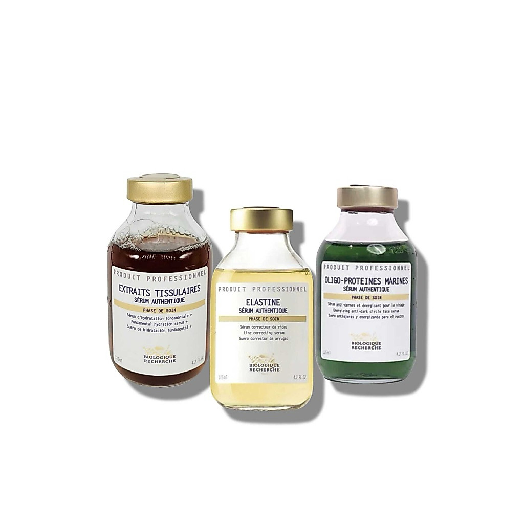แพ็คสุดคุ้ม 125 มล.Extraits Tissulaires Oligo Proteines Elastine Amniotique VG Collagene Serum 125ml