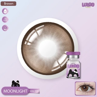 คอนแทคเลนส์(บิ๊กอาย)🔥Moon Light🔥(LuLoo) สี : Brown / Gray รายเดือน มีค่าสายตา