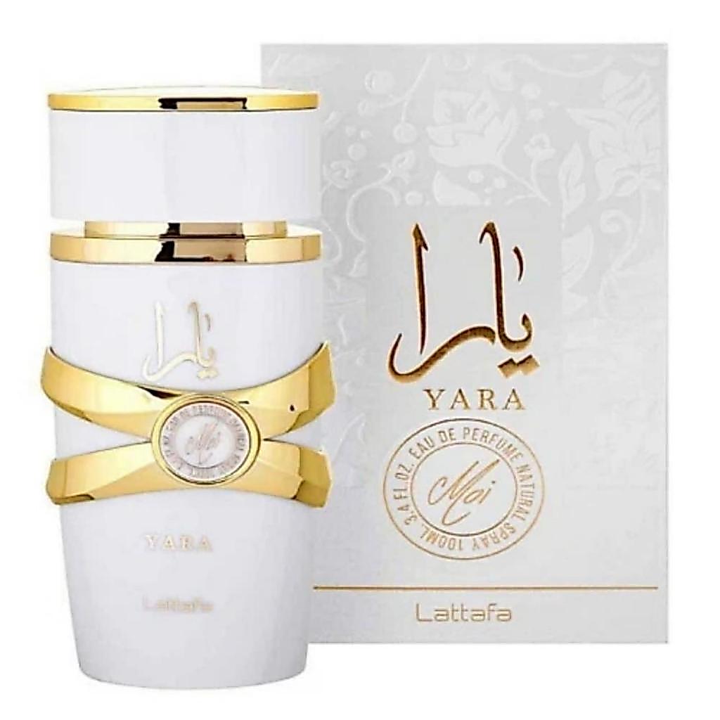 Lattafa Yara White EDP 50ML น้ำหอมผู้หญิงกลิ่นหรูละมุน สไตล์อาหรับ หอมสะอาดติดทนนาน