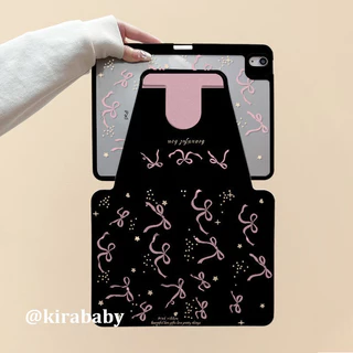 เคส iPad ลายโบว์ Hello Kitty หมุนได้ 360° ใช้ได้กับ iPad Gen7/8/9 ขนาด 10.9 นิ้ว (10 รุ่น), mini6/7 Pro 2025 M4/M5