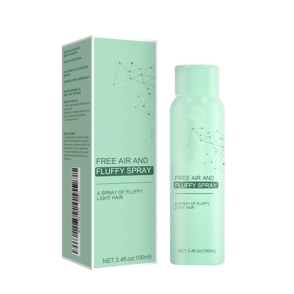 3PCS Fluffy สเปรย์น้ํามันผม Greasy Care ลบ No-wash ผม Fluffy สเปรย์แห้งแชมพูปริมาณผม Mattifying สเปร