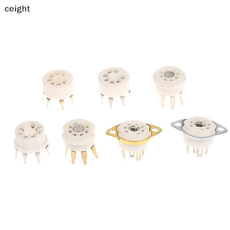 [ceight] 1PCS 6AQ5 EAA91 6J1 6J2 6X4 6Z4 หลอด Soet Gold-plated Soet สําหรับ 7Pin B7G เครื่องขยายเสีย