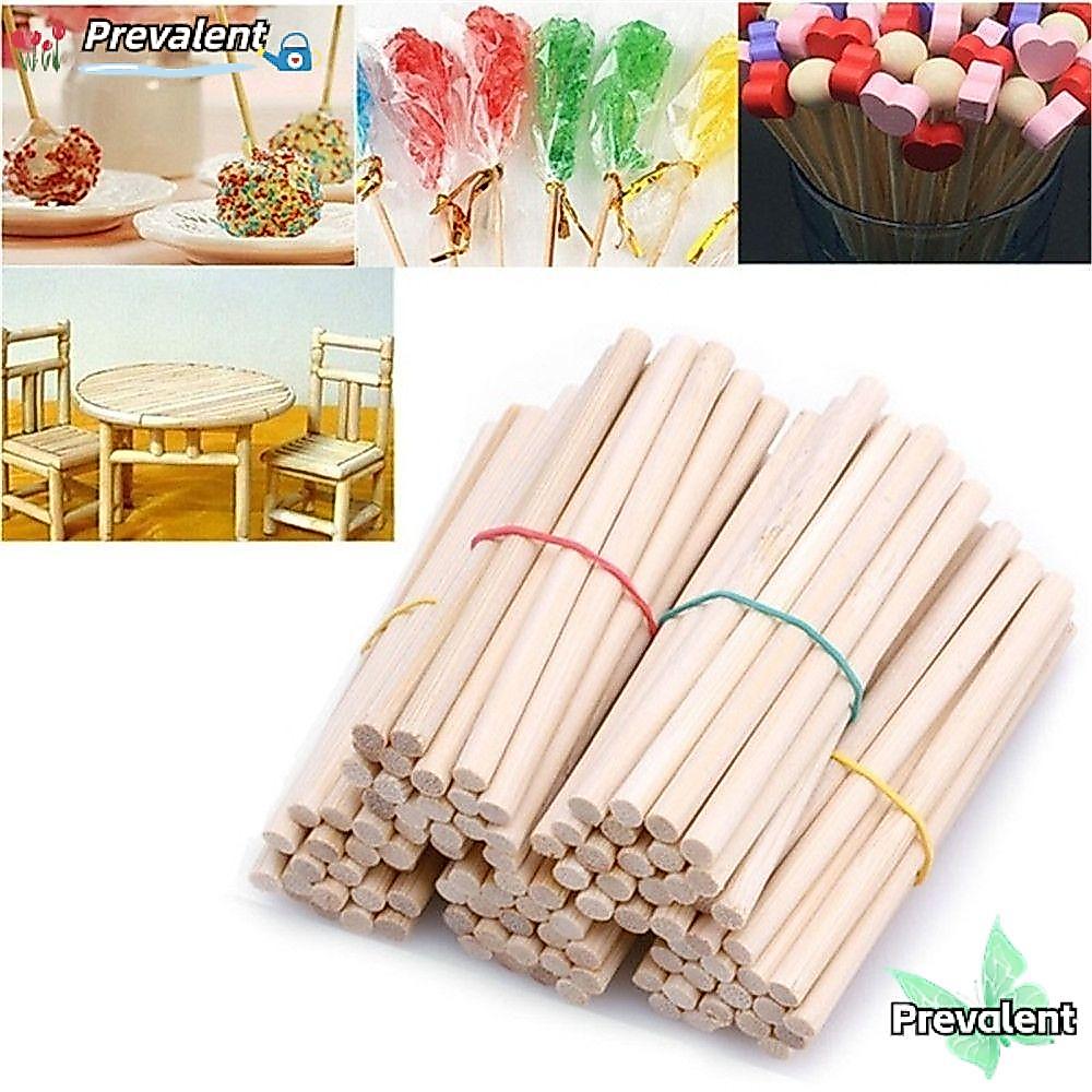 PREVALENT 10 ชิ้นนับแท่ง,งานไม้เบิร์ชแท่งไม้กลม,ของขวัญอาคารรุ่นรอบไม้ Diy Craft