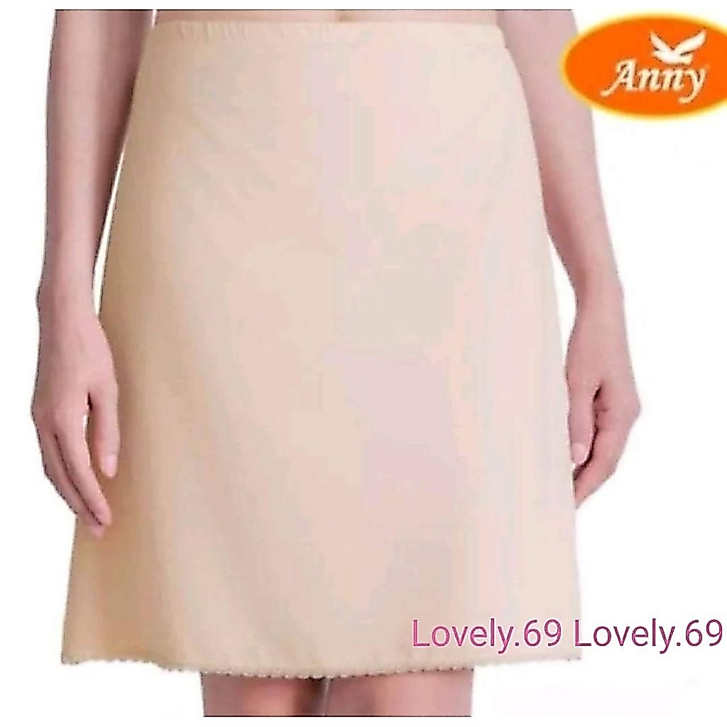 *ANNY 185 กระโปรงซับใน มี 3 สี ขาว ดำ เนื้อ