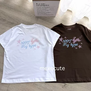 mexocute (อก38/อก34) เสื้อครอป Baby Tee ผ้าคอตตอน หนานุ่ม เดอะพัมกิ้น #4