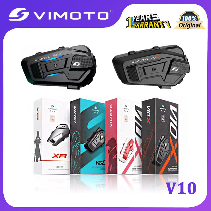 VIMOTO V10X หมวกน็อครถจักรยานยนต์หูฟังบลูทูธ PRO หมวกกันน็อคเต็ม V9S ครึ่งหมวกกันน็อค XR กันน้ํา JBL