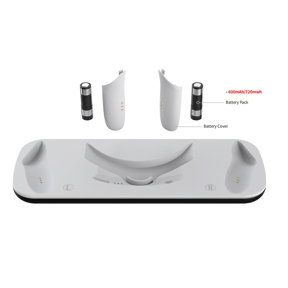 Meta Quest3 VR แท่นชาร์จหมวกกันน็อค Meta Quest3 Handle Contact Type Charger LED Light Bar