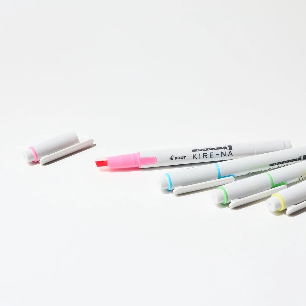 ปากกาเน้นข้อความ Pilot Kire-Na Dual Tip