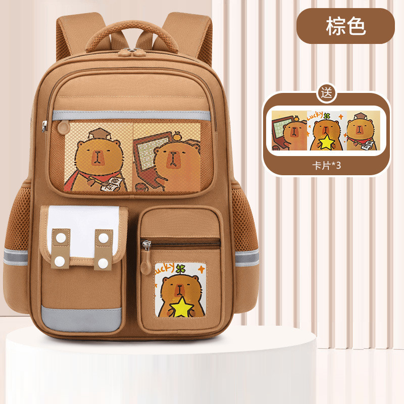 กระเป๋าเป้สะพายหลังแบบใหม่สำหรับนักเรียนประถมศึกษา วัย 6-12 ปี น้ำหนักเบา พกพาสะดวก ราคา ถูกที่สุด ดีลบีเคเค แกลเลอรีภาพที่ 7