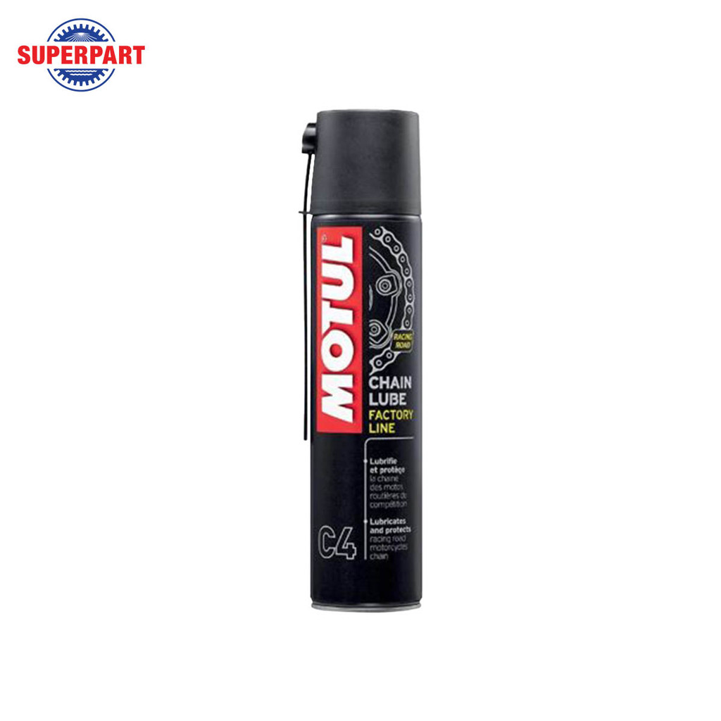 น้ำมันหล่อลื่นโซ่มอเตอร์ไซค์ MOTUL-C4 CHAIN LUBE FL(400ML) (111658)