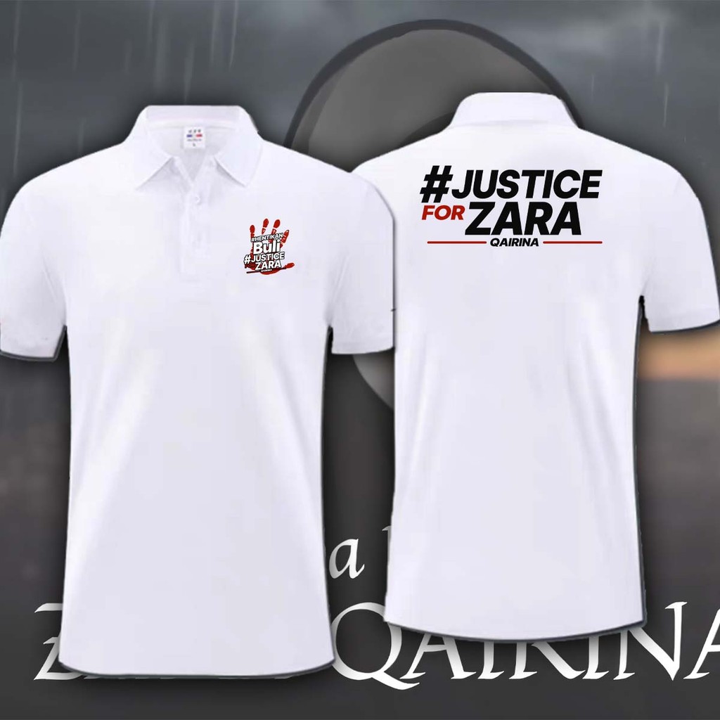 เสื้อผ้าโปโลยุติธรรมสําหรับเสื้อผ้า Zara Qairina Cotton hempuan solidariti 02 2025