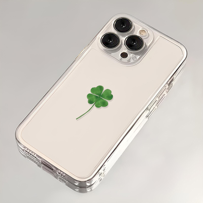 Simple Lucky Sketch Mark ใช้งานร่วมกับ iPhone 16 13 15 14 12 11 PRO XR รวมทุกอย่างโปร่งใส 16PLUS 16PROMAX 15PROMAX โทรศัพท์มือถือป้องกันกรณี 7/8PLUS ทนทาน XS MAX Soft Case