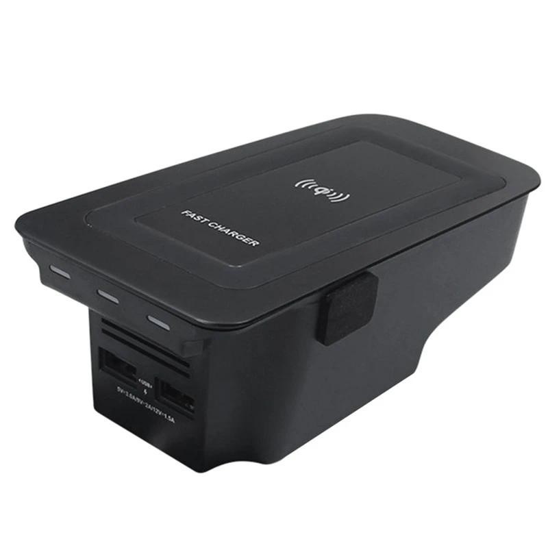 กําลังขับสูงสุด 15W รถ Wireless Charger Induction Fast ชาร์จผู้ถือโทรศัพท์สําหรับ Volvo XC60 S90 V90