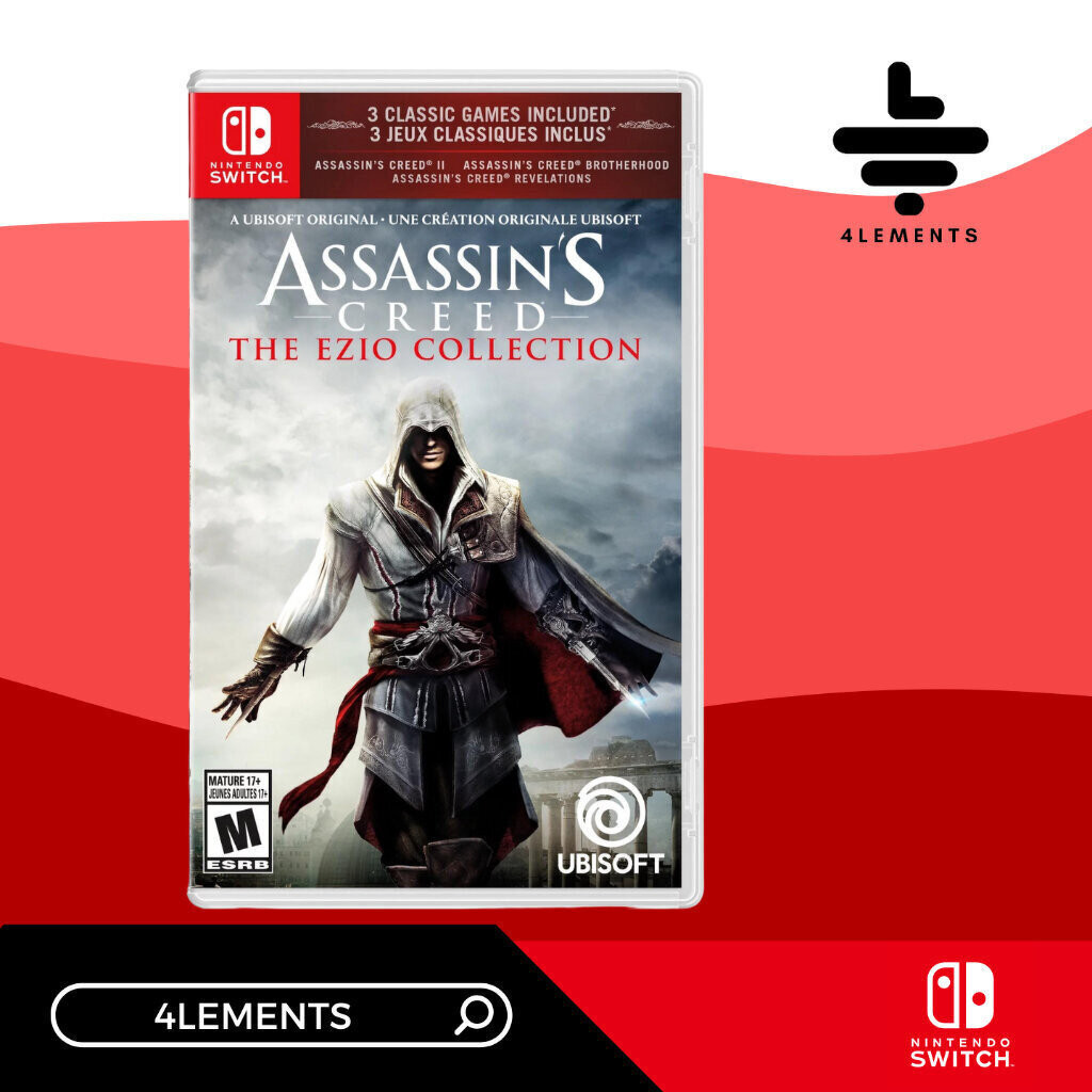 (พร้อมส่ง) SWITCH ASSASSIN'S CREED: THE EZIO COLLECTION (R1/US) (GAME) (ENG)