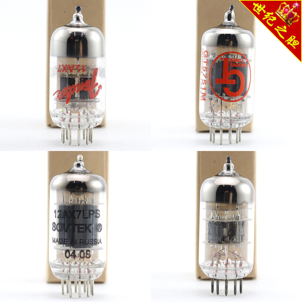 ยี่ห้อใหม่รัสเซียแต่ละ 12AX7/ECC83/CV4004/5751 รอบ/แหวนสี่เหลี่ยม 12ax7 หลอด