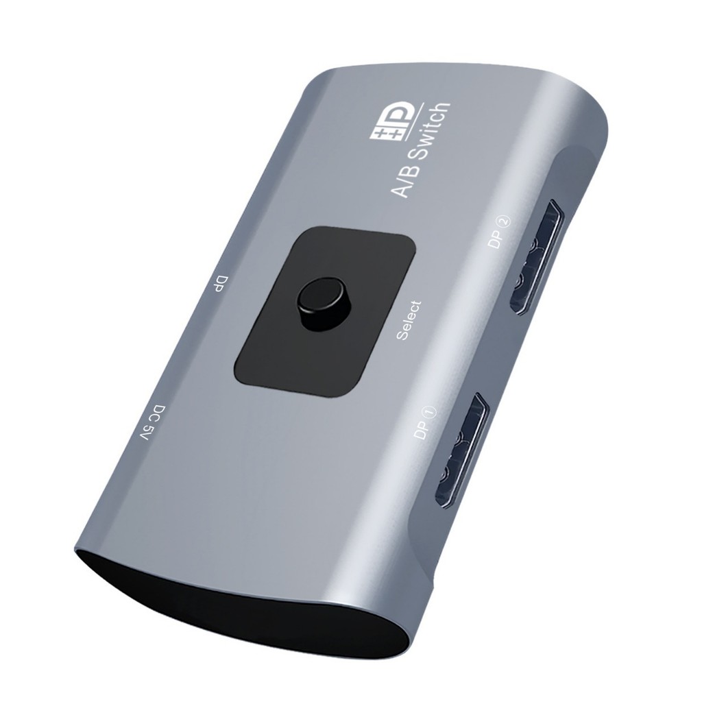 D DP1.2 Two-Way Switcher Two-In One-Out DP Splitter One-to-Two DP Two-Way Splitter