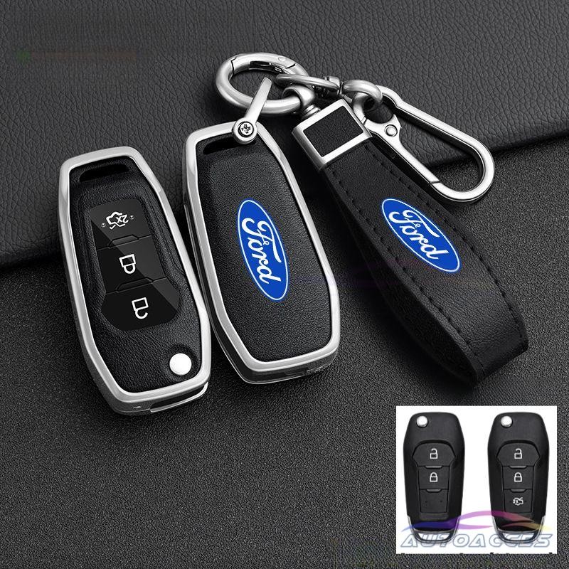 ฝาครอบกุญแจปลอกกุญแจสําหรับ Ford Ranger 2023 2024, Ford Ranger XLT, Ford everest 2017 2018, Ford Fus