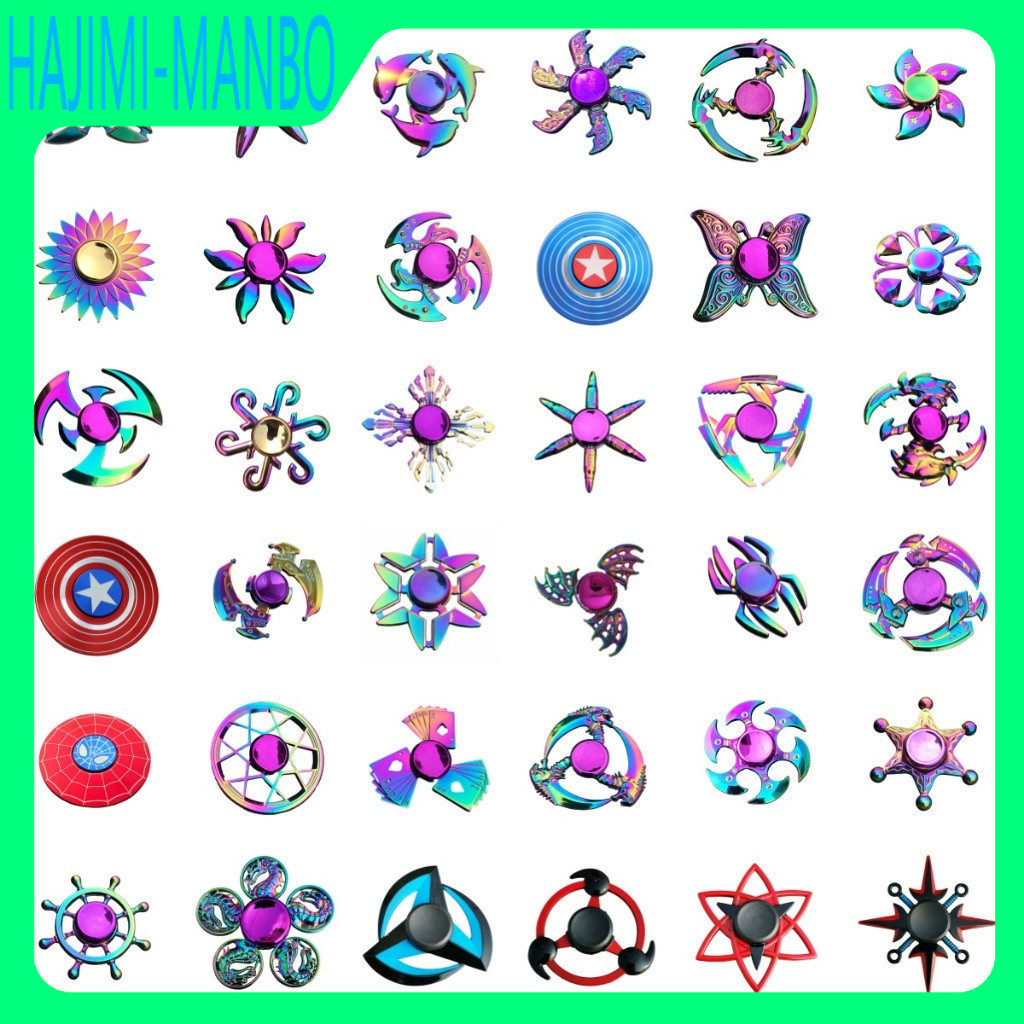 (METAL SPINER) สังกะสีอัลลอยด์ Fidget Spinner ของเล่นคลายเครียดอินฟินิตี้