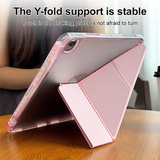 เคสป้องกันแบบพับ3+Yแบบฝ้าFor iPad Pro11 12.9"2018-2022 13 2024 Gen11/10/9/8/7/6/5/4/3 Air5/4 Pro10.5 Air13'M2 M3เคสไอ-XF