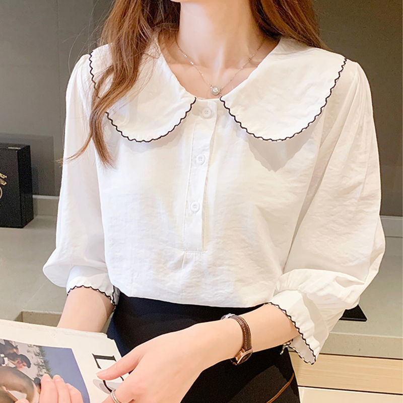 ส่งไวจากไทย🌸Breeze🌸S-XL  เสื้อเชิ้ตผู้หญิงแบบใหม่ ออกแบบดี เสื้อสูทสไตล์เกาหลี วินเทจ สวมใส่ได้หลากหลาย
