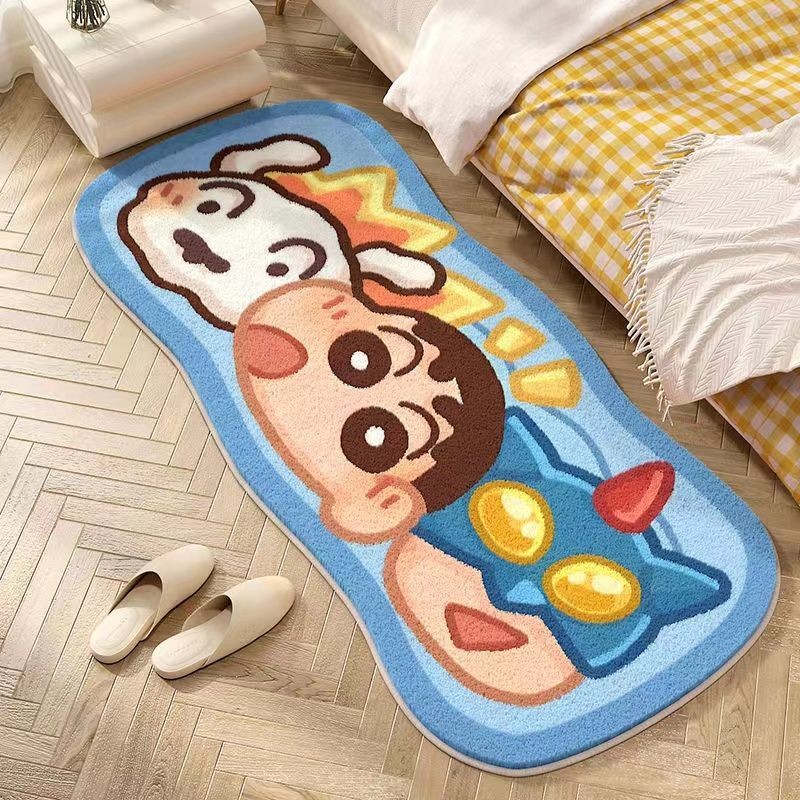【พร้อมส่ง】พรมชินจัง  พรมเท่ๆ พรมลายการ์ตูนน่ารัก เหมาะสำหรับห้องน้ำ ห้องครัว หอพัก ห้องนอน พื้นที่กว้างขวาง ข้างเตียง หน้าต่างโค้ง ห้องนั่งเล่น