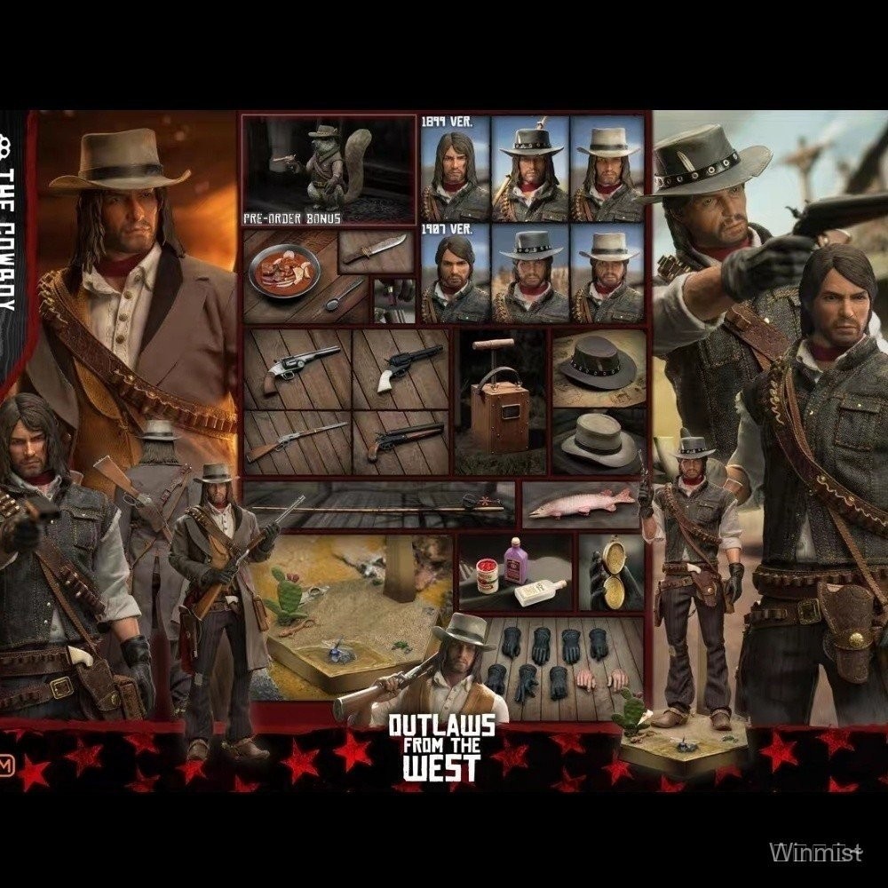 LIMTOYS John LIM011 Wilderness Big Darter Cowboy John Big Cousin 1/6 ตุ๊กตาแบรนด์ใหม่