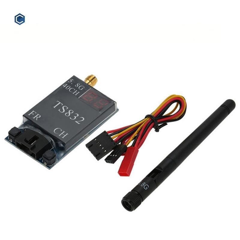 [mavis_coffey.th]TS832 FPV เครื่องส่งสัญญาณไร้สาย 5.8G 600Mw พร้อมเสาอากาศเครื่องส่งสัญญาณ AV ไร้สาย