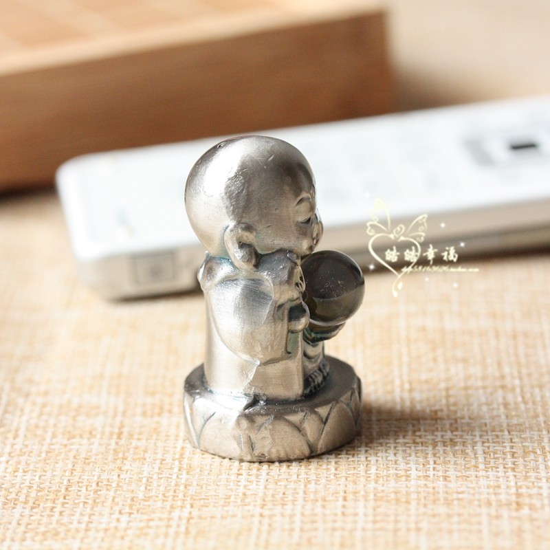 Limited ญี่ปุ่น Imperial Guard Fushimi Inari Taisha Handmade คริสตัล Ksitigarbha เดสก์ท็อปเครื่องประ