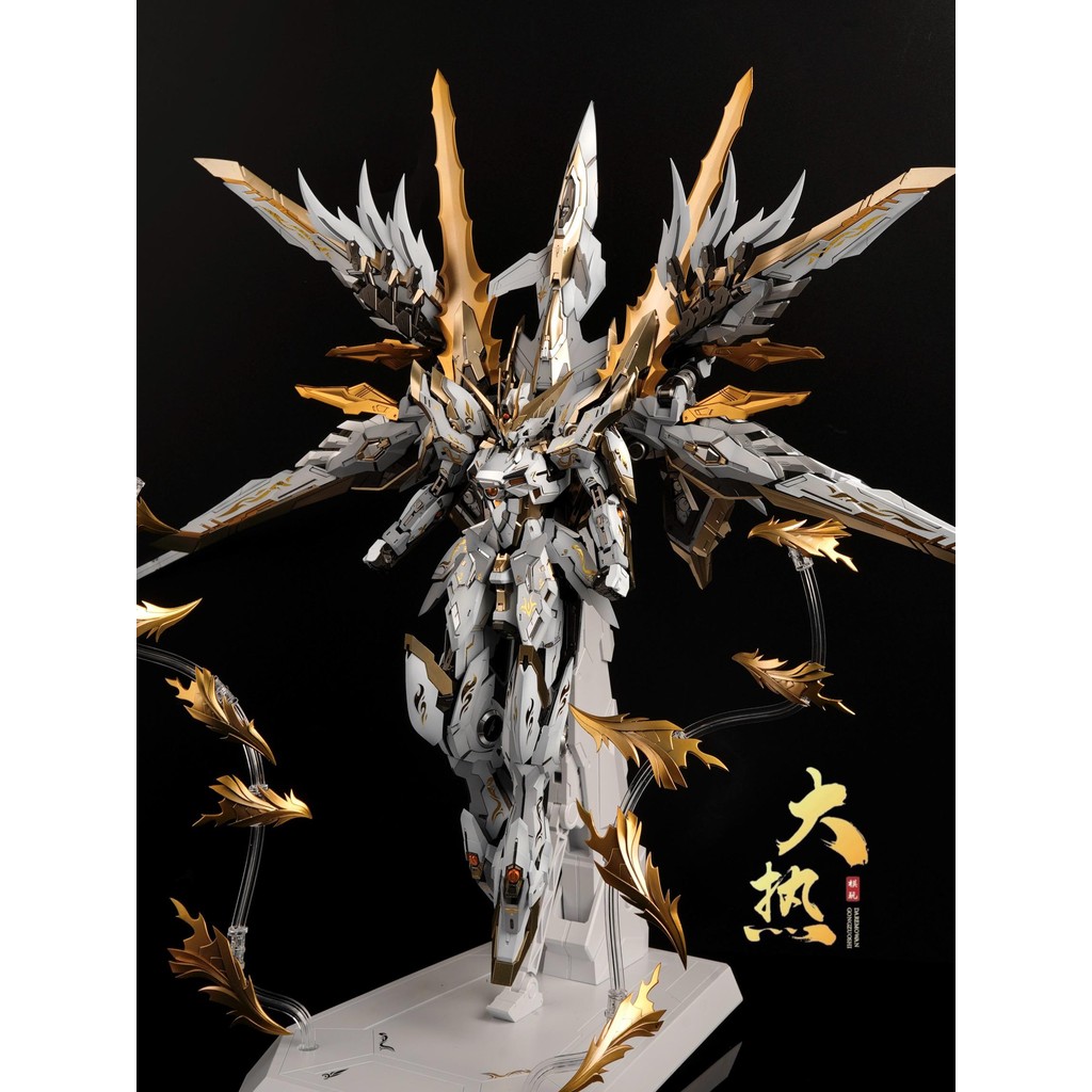 Hot ZZA Blue Flame White Snow Princess ประกอบรุ่นเปลี่ยนสี 1/100 Guochuang กรอบโลหะผสมเด็กของขวัญ