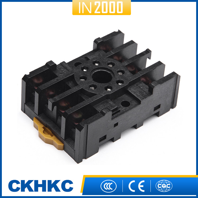 ฐานรีเลย์เวลา PF-085A พร้อมการป้องกันตะขอ เหมาะสําหรับ AH3-3 C61F-GP APR ซ็อกเก็ต